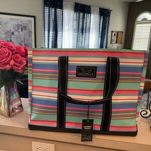 NWT SCOUT Deano Large Striped Tote bag